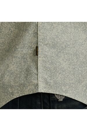 PME Legend LONG SLEEVE SHIRT Print on Ctn/Lyc 7011 Birch