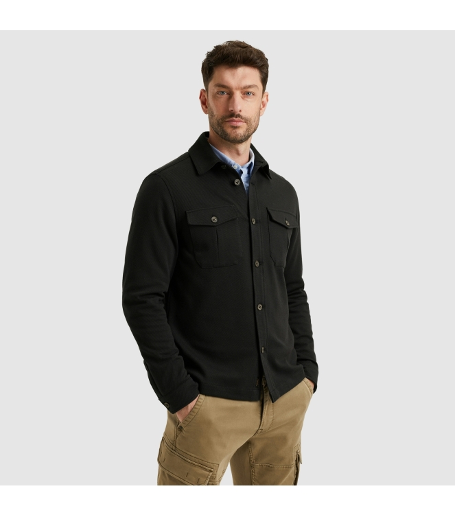 PME Legend LONG SLEEVE SHIRT Comfort Heavy Tw 5109 Blue graphite