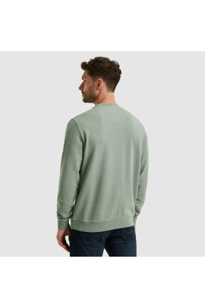 PME Legend Crewneck terry garment dyed 5226 Silver blue