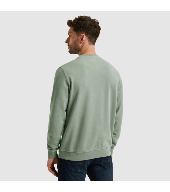 PME Legend Crewneck terry garment dyed 5226 Silver blue