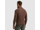 PME Legend Half zip collar cotton knit 8203 Marron