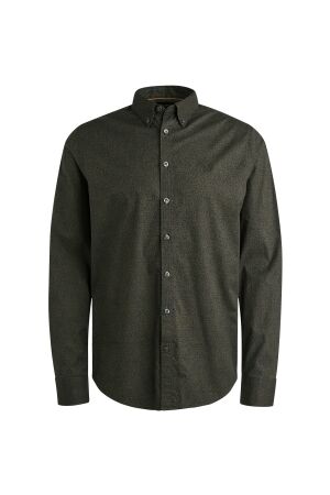 PME Legend LONG SLEEVE SHIRT Print on Ctn Str 8039 Beluga