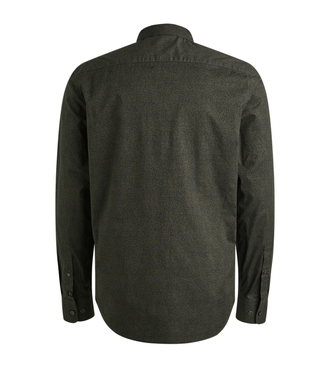 PME Legend LONG SLEEVE SHIRT Print on Ctn Str 8039 Beluga