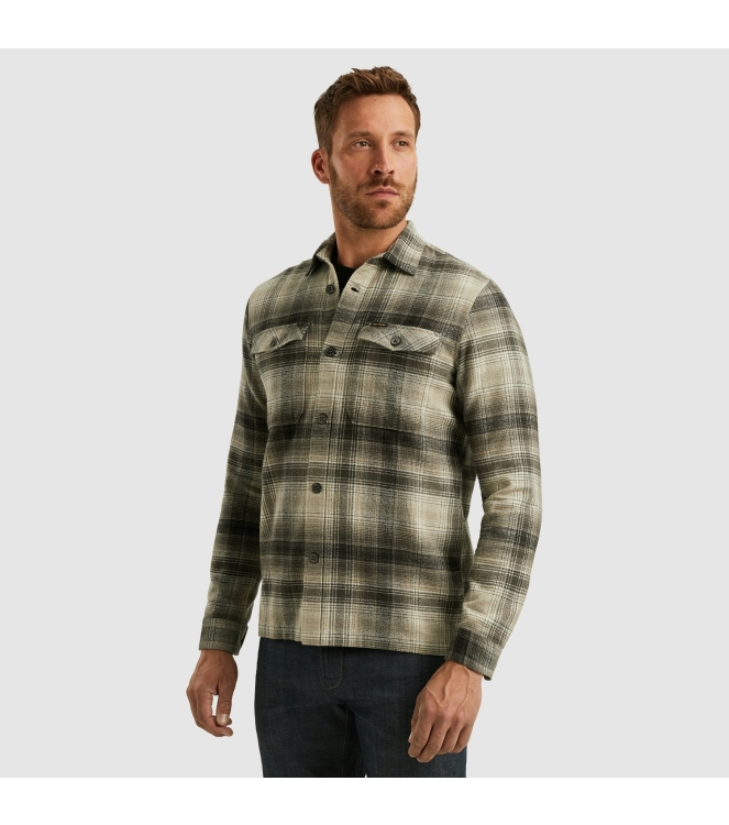 PME Legend LONG SLEEVE SHIRT Brushed Grindle 8011 Seneca rock