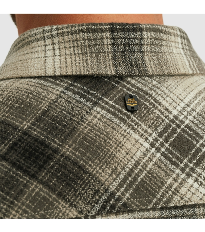PME Legend LONG SLEEVE SHIRT Brushed Grindle 8011 Seneca rock