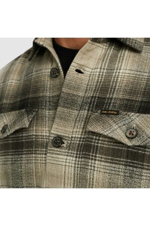 PME Legend LONG SLEEVE SHIRT Brushed Grindle 8011 Seneca rock