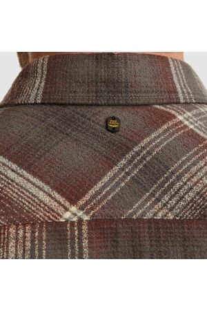 PME Legend LONG SLEEVE SHIRT Brushed Grindle 8203 Marron