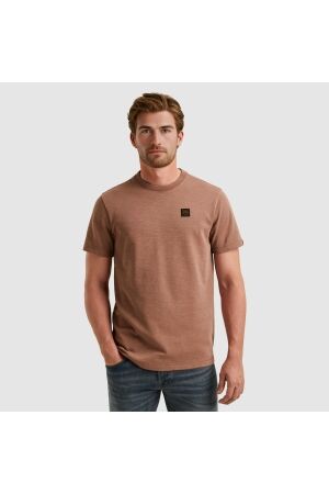 PME Legend Short sleeve r-neck heavy slub jer 8202 Burlwood