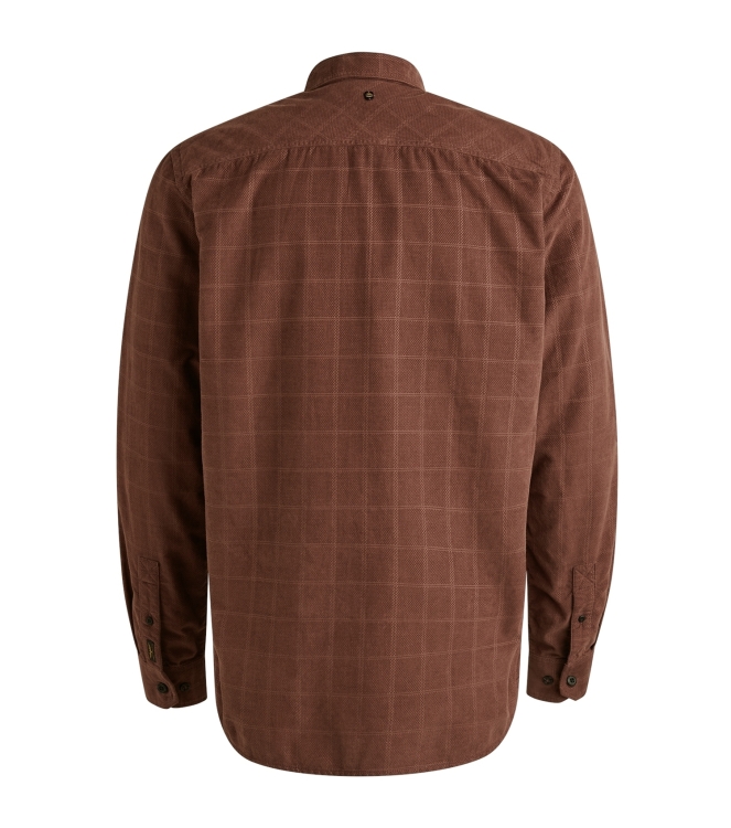 PME Legend LONG SLEEVE SHIRT Fine Corduroy 8203 Marron
