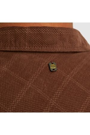 PME Legend LONG SLEEVE SHIRT Fine Corduroy 8203 Marron