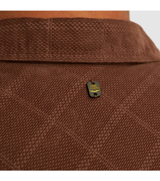 PME Legend LONG SLEEVE SHIRT Fine Corduroy 8203 Marron