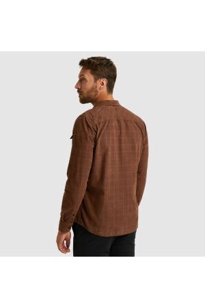 PME Legend LONG SLEEVE SHIRT Fine Corduroy 8203 Marron