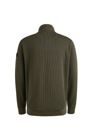 PME Legend Half zip collar knit look jersey 8039 Beluga