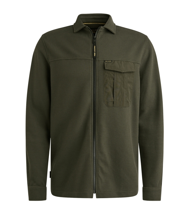 PME Legend LONG SLEEVE SHIRT Jersey Waffle 8039 Beluga
