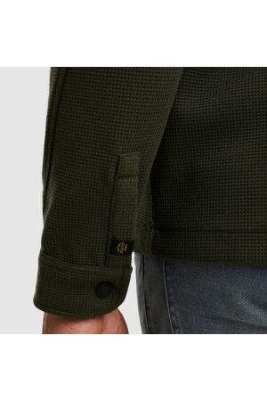 PME Legend LONG SLEEVE SHIRT Jersey Waffle 8039 Beluga