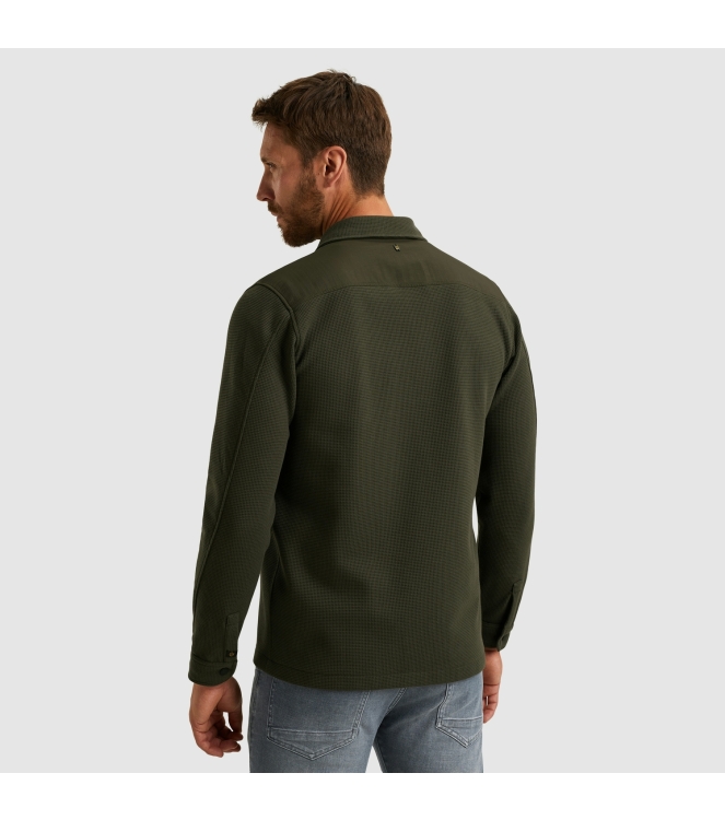 PME Legend LONG SLEEVE SHIRT Jersey Waffle 8039 Beluga