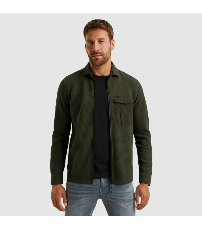 PME Legend LONG SLEEVE SHIRT Jersey Waffle 8039 Beluga