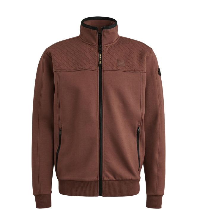 PME Legend Zip jacket interlock 8203 Marron