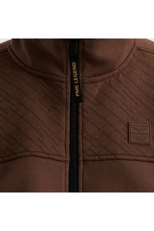 PME Legend Zip jacket interlock 8203 Marron