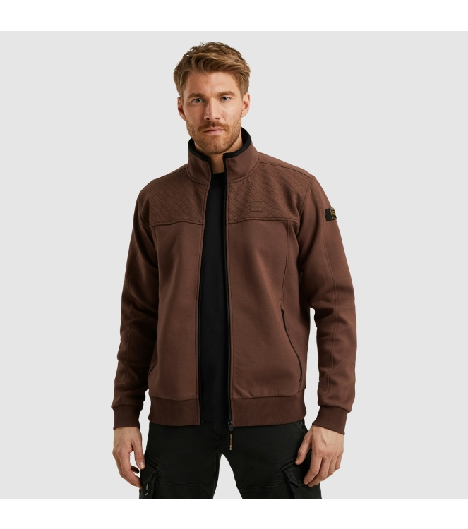 PME Legend Zip jacket interlock 8203 Marron