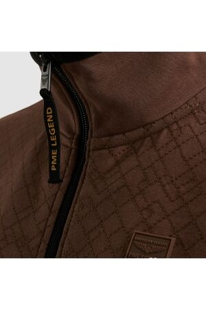 PME Legend Zip jacket interlock 8203 Marron