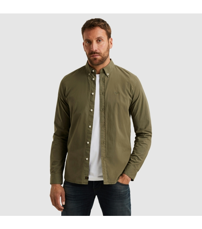 PME Legend American Classic LONG SLEEVE SHIRT 6414 Dusty olive