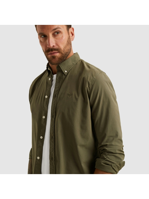 PME Legend American Classic LONG SLEEVE SHIRT 6414 Dusty olive