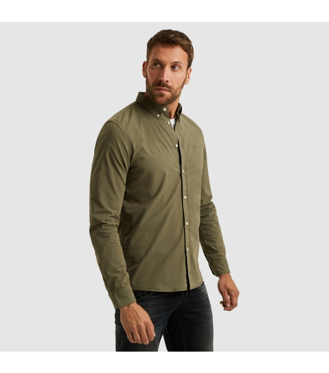 PME Legend American Classic LONG SLEEVE SHIRT 6414 Dusty olive
