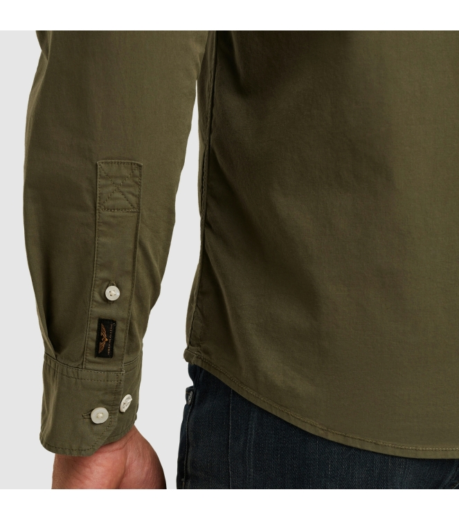 PME Legend American Classic LONG SLEEVE SHIRT 6414 Dusty olive