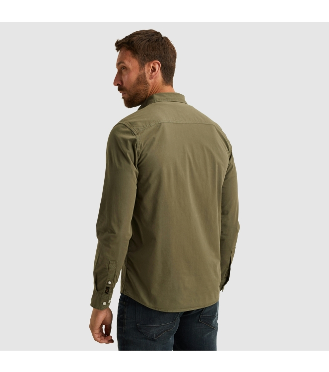 PME Legend American Classic LONG SLEEVE SHIRT 6414 Dusty olive