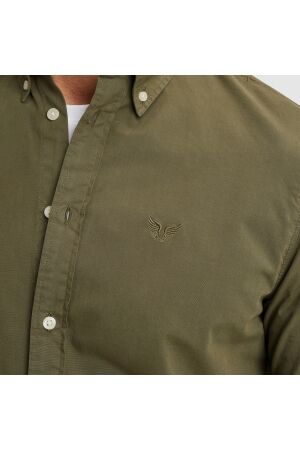 PME Legend American Classic LONG SLEEVE SHIRT 6414 Dusty olive