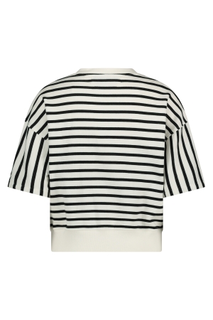 NUKUS Lotte Pullover Stripe 219 offwhite/navy