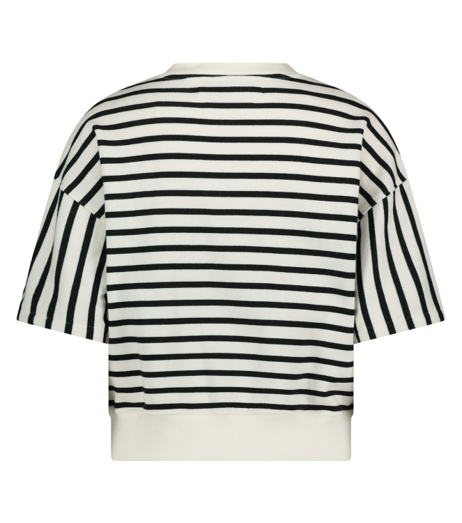 NUKUS Lotte Pullover Stripe 219 offwhite/navy