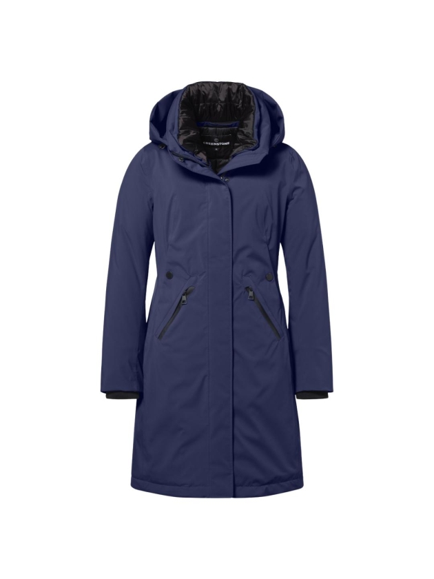 Creenstone Evanna rainwear coat 6900 indigo blue