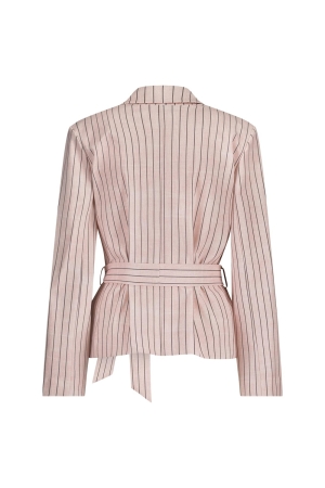 Studio Anneloes Lette pinstripe blazer 1969 pale pink/dark blue