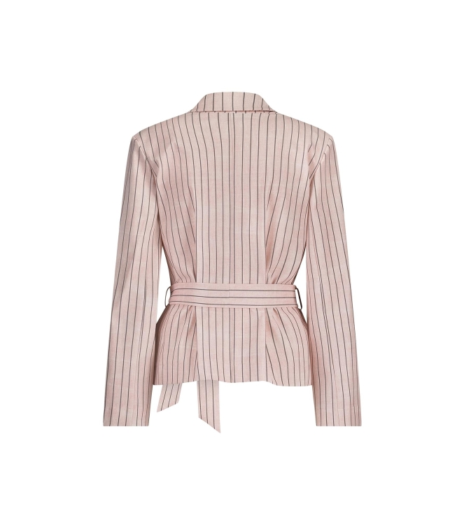 Studio Anneloes Lette pinstripe blazer 1969 pale pink/dark blue