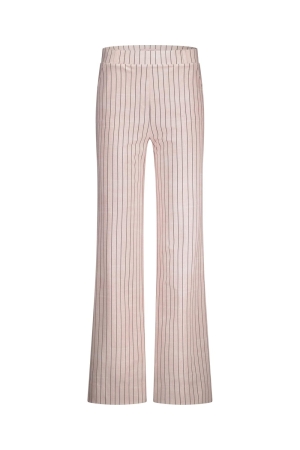 Studio Anneloes Lexie pinstripe trousers 1969 pale pink/dark blue