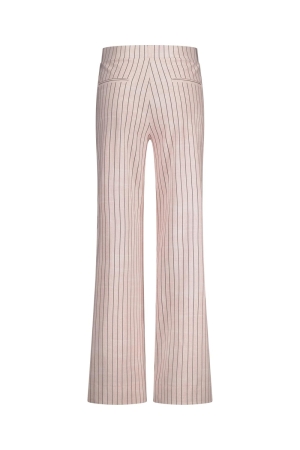 Studio Anneloes Lexie pinstripe trousers 1969 pale pink/dark blue