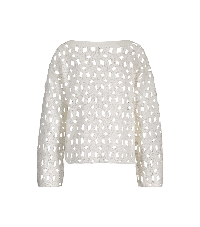 Studio Anneloes Amarey flower pullover 1100 off white