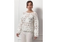 Studio Anneloes Amarey flower pullover 1100 off white