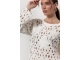 Studio Anneloes Amarey flower pullover 1100 off white