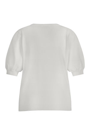 Studio Anneloes Omira flower pullover 1100 off white