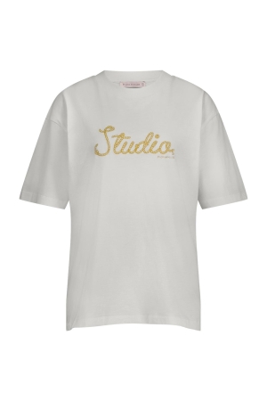 Studio Anneloes Klaske rope tshirt 1100 off white