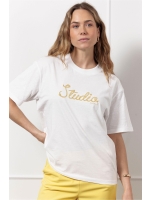 Studio Anneloes Klaske rope tshirt 1100 off white