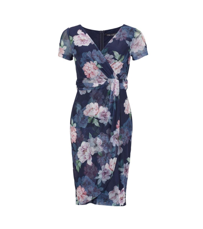 Swing Jurk 3001 Navy/multi