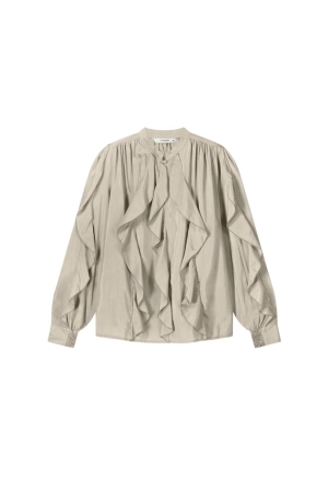 Summum Woman Top cotton viscose 702 Pebble beige