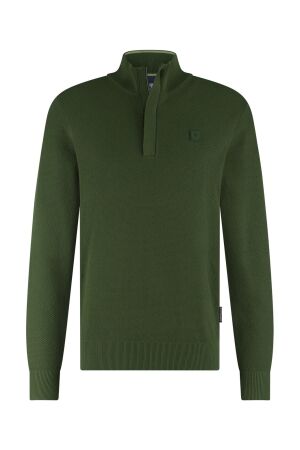 State of Art Pullover Sportzip Pl 3700 Mosgroen