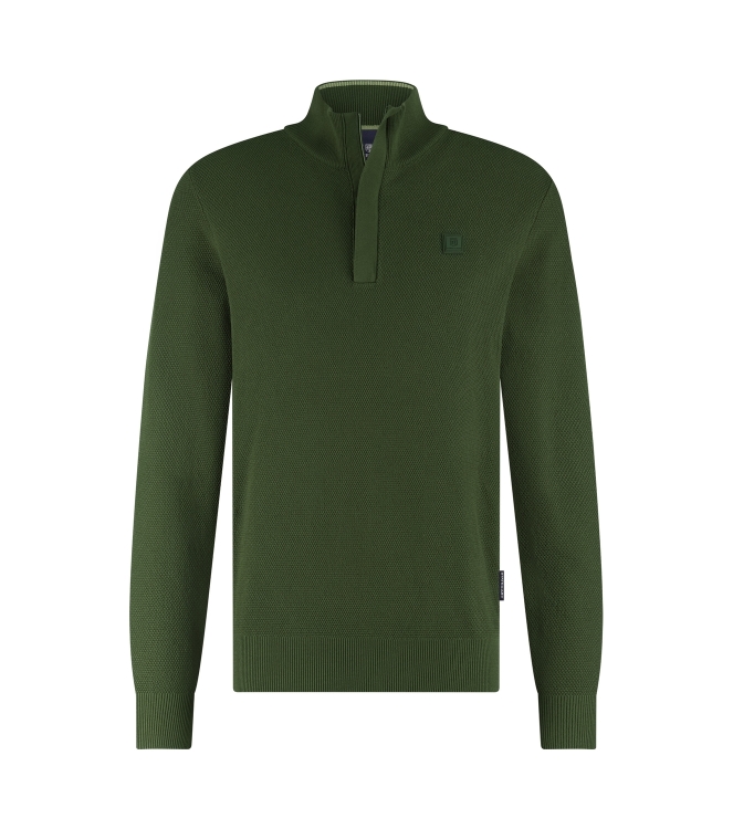 State of Art Pullover Sportzip Pl 3700 Mosgroen