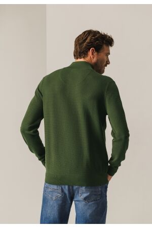 State of Art Pullover Sportzip Pl 3700 Mosgroen