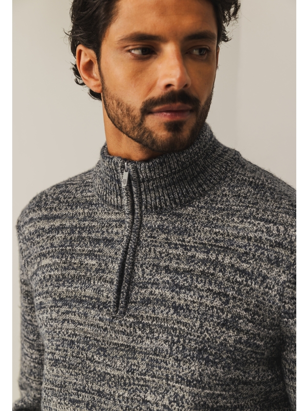 State of Art Pullover Sportzip Fa 5737 Kobalt